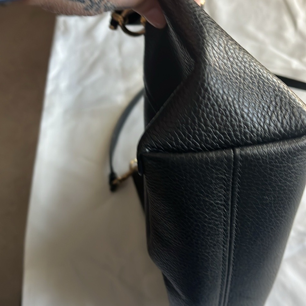 Coach Black Leather Tote Bag - Picture 5 of 7